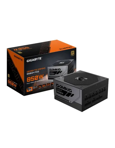GIGABYTE GAMING 850GM PG5 Fuente de Alimentación – PCIe 5.1, 80 PLUS Gold, diseño totalmente modular, ventilador de 135 mm,