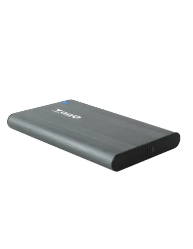 TooQ Caja Externa para Discos de 2,5” HDD/SSD, Gris