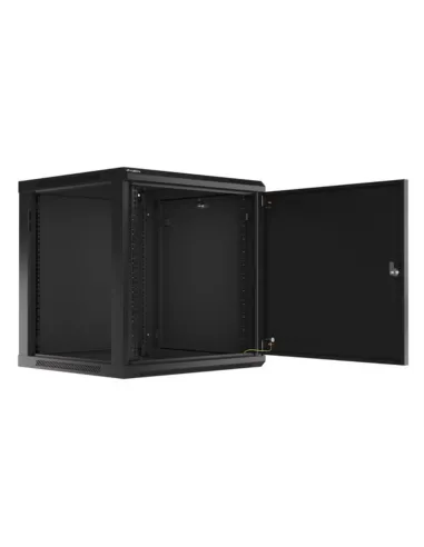 Armario lanberg mural rack 19pulgadas 12u -  600x600 negro