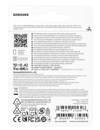 Samsung T7 256 GB MicroSDXC UHS-I