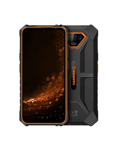 Telefono movil smartphone rugerizado hammer iron v 6 - 64gb naranja