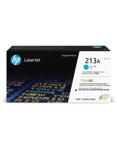 HP Cartucho de tóner Original HP LaserJet 213A cian