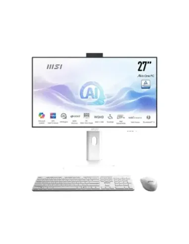Ordenador all in one msi modern am273qp ai 1um - 406eu u5 - 125h -  16gb -  ssd 512gb -  27 pulgadas -  w11p
