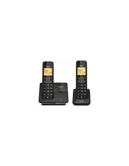 Teléfono Inalámbrico Gigaset Essential 300 DUO/ Negro