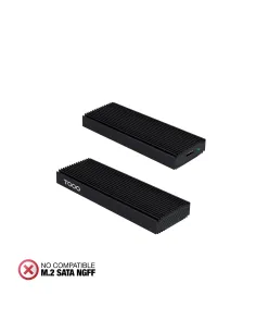 TooQ Caja Externa para SSD M.2 NVMe PICe, Negra 2
