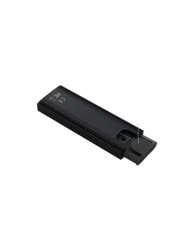TooQ Caja Externa para SSD M.2 NVMe PICe, Negra