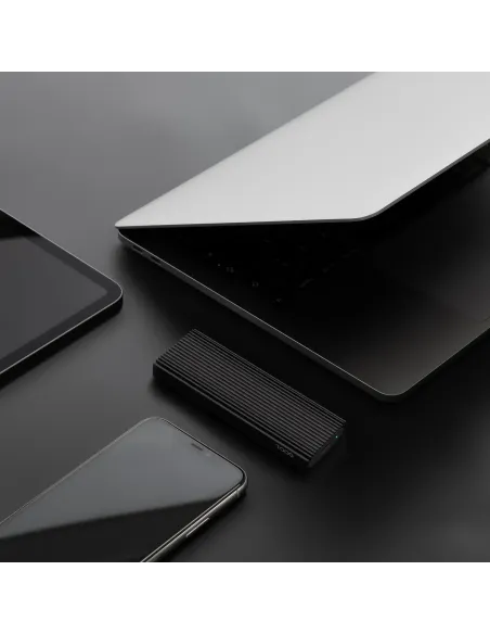 TooQ Caja Externa para SSD M.2 NVMe PICe, Negra