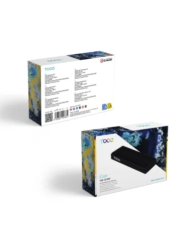 TooQ Caja Externa para SSD M.2 NVMe PICe, Negra