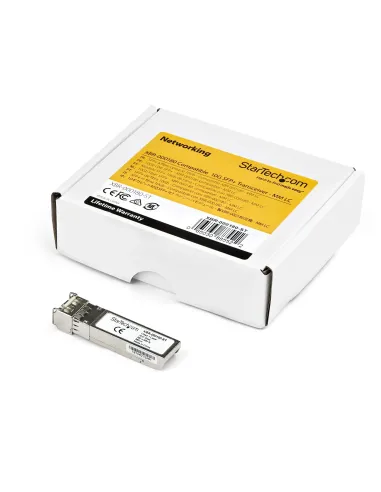 StarTech.com Módulo Transceptor SFP+ Compatible con HPE JD092B - 10GBASE-SR - Fibra Multimodo MMF de 10GbE - SFP+ Ethernet