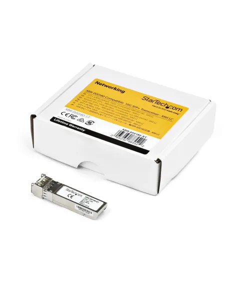 StarTech.com Módulo Transceptor SFP+ Compatible con HPE JD092B - 10GBASE-SR - Fibra Multimodo MMF de 10GbE - SFP+ Ethernet