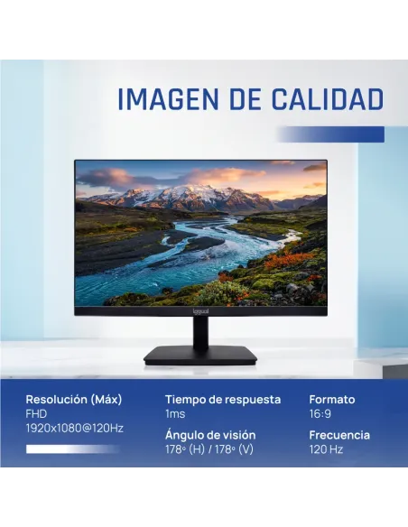 iggual Monitor 24" 120Hz 1ms MM Mini PC Teseracto