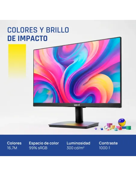 iggual Monitor 24" 120Hz 1ms MM Mini PC Teseracto