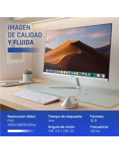 iggual Monitor 24" IPS 1ms FHD 120Hz MM blanco 2