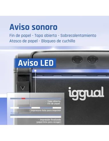 iggual Impresora Térmica TP9000 USB+RJ45(RS232)+Ethernet