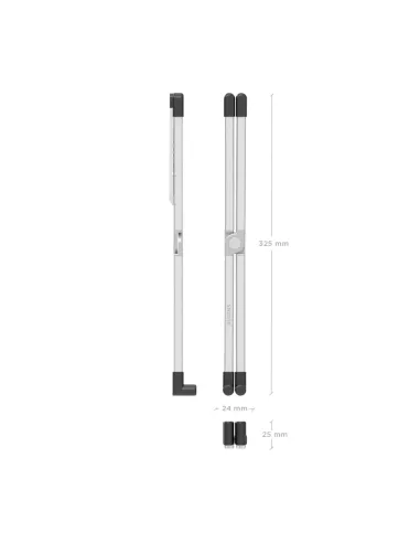 AISENS LPS4M-461 soporte para ordenador portátil Soporte para ordenador portátil y tableta Plata 38,1 cm (15")