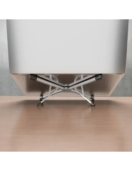AISENS LPS4M-461 soporte para ordenador portátil Soporte para ordenador portátil y tableta Plata 38,1 cm (15")