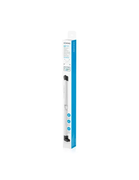AISENS LPS4M-461 soporte para ordenador portátil Soporte para ordenador portátil y tableta Plata 38,1 cm (15")