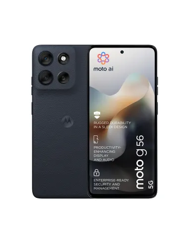 Motorola moto g56 5G 17,1 cm (6.72") Ranura híbrida Dual SIM Android 15 USB Tipo C 8 GB 256 GB 5200 mAh Negro