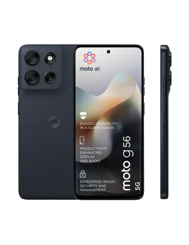 Motorola moto g56 5G 17,1 cm (6.72") Ranura híbrida Dual SIM Android 15 USB Tipo C 8 GB 256 GB 5200 mAh Negro
