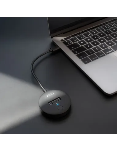 TooQ Docking Station USB-C 3.2 Gen 2x1 para SSD M.2 NVMe PICe, Negra
