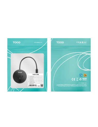 TooQ Docking Station USB-C 3.2 Gen 2x1 para SSD M.2 NVMe PICe, Negra
