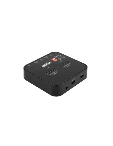 TooQ Docking Station USB-C 3.2 Gen 2 Dual Bay para SSD M.2 NGFF NVMe Clonador, Negro