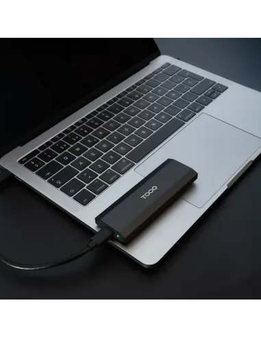 TooQ Caja Externa para SSD M.2 NVMe PICe, Negra