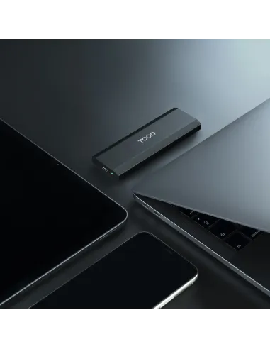 TooQ Caja Externa para SSD M.2 NVMe PICe, Negra