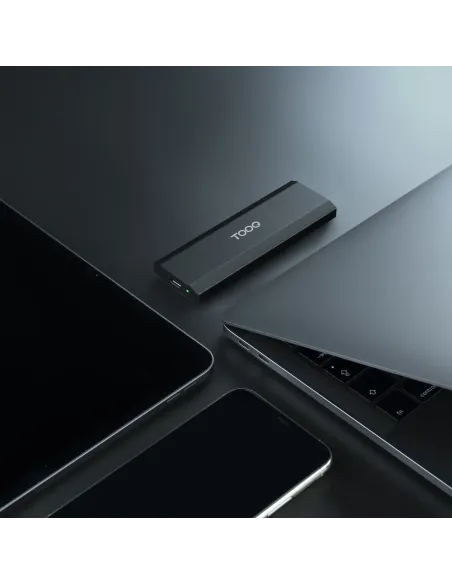 TooQ Caja Externa para SSD M.2 NVMe PICe, Negra