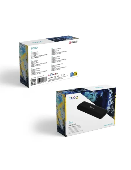 TooQ Caja Externa para SSD M.2 NVMe PICe, Negra