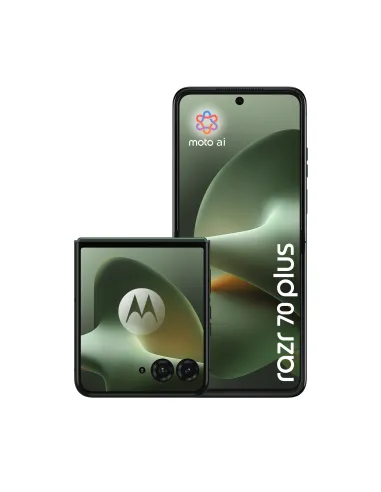 Motorola razr 70 plus 17,5 cm (6.9") SIM doble Android 16.0 5G USB Tipo C 12 GB 512 GB 4500 mAh Verde oscuro