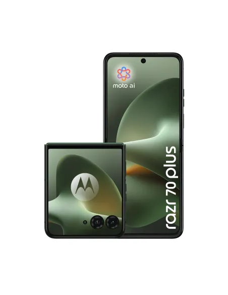 Motorola razr 70 plus 17,5 cm (6.9") SIM doble Android 16.0 5G USB Tipo C 12 GB 512 GB 4500 mAh Verde oscuro