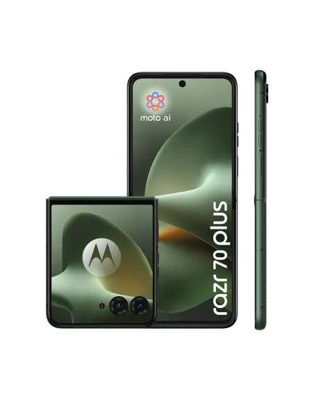 Motorola razr 70 plus 17,5 cm (6.9") SIM doble Android 16.0 5G USB Tipo C 12 GB 512 GB 4500 mAh Verde oscuro