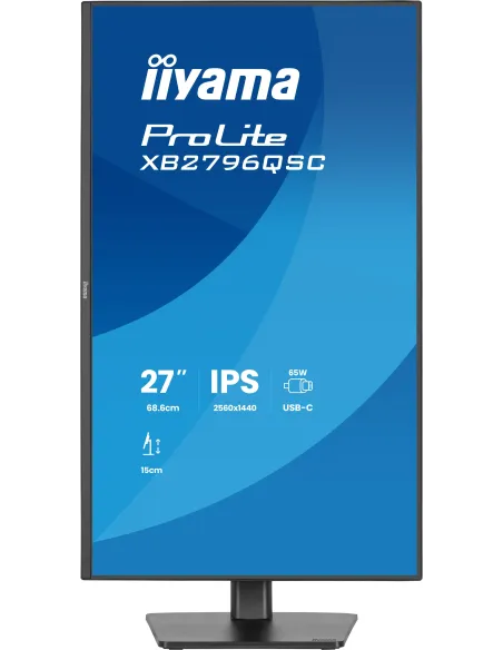 iiyama ProLite XB2796QSC-B1 pantalla para PC 68,6 cm (27") 2560 x 1440 Pixeles Quad HD LED Negro