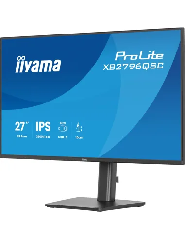iiyama ProLite XB2796QSC-B1 pantalla para PC 68,6 cm (27") 2560 x 1440 Pixeles Quad HD LED Negro