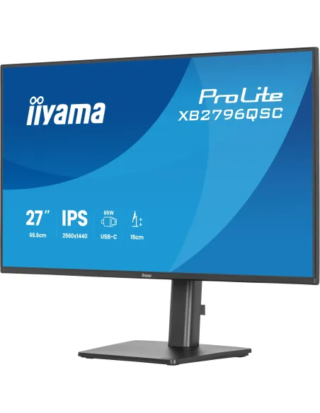 iiyama ProLite XB2796QSC-B1 pantalla para PC 68,6 cm (27") 2560 x 1440 Pixeles Quad HD LED Negro
