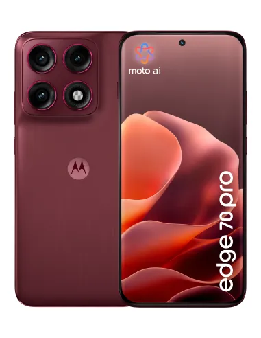 Motorola edge 70 pro 17,2 cm (6.78") SIM doble Android 16.0 5G USB Tipo C 12 GB 512 GB 6500 mAh Burdeos