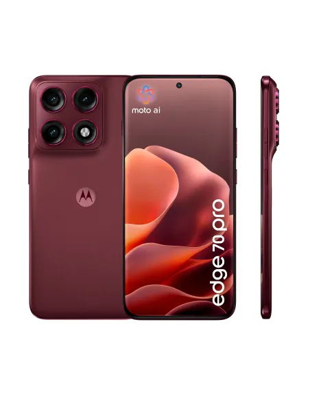 Motorola edge 70 pro 17,2 cm (6.78") SIM doble Android 16.0 5G USB Tipo C 12 GB 512 GB 6500 mAh Burdeos