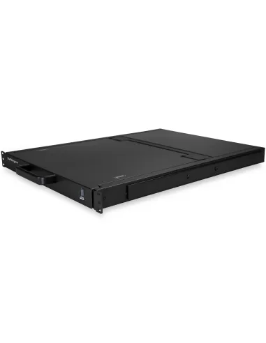 StarTech.com Consola KVM de 16 Puertos para Montaje en Rack con Cables de 1,8m - Teclado QWERTY - Conmutador KVM integrado con