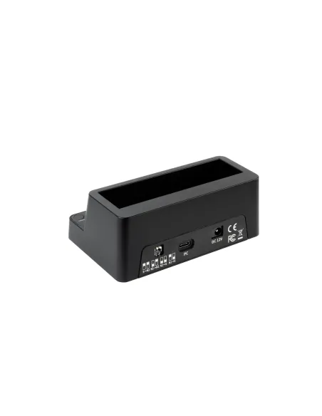 TooQ Docking Station USB-C 3.2 Gen 2 Dos Bahías para SSD M.2 NVMe + Bahía para 2,5"- 3,5" para HDD + Clonador, Negro