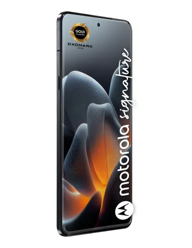 Motorola signature 17,2 cm (6.78") SIM doble Android 16.0 5G USB Tipo C 12 GB 256 GB 5200 mAh Azul oscuro