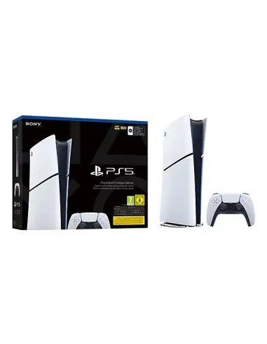 Sony Interactive Entertainment PlayStation 5 Digital Edition 825 GB Wifi Negro, Blanco