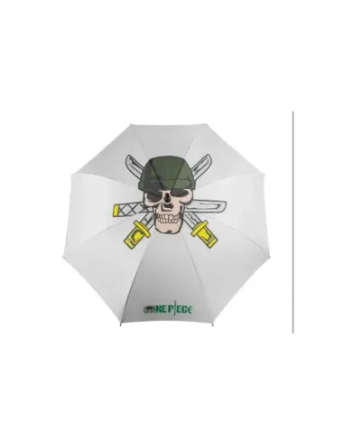 Paraguas blanco one piece zoro