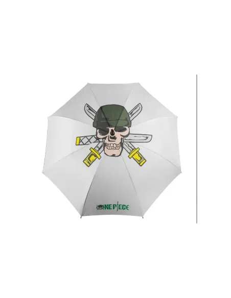 Paraguas blanco one piece zoro