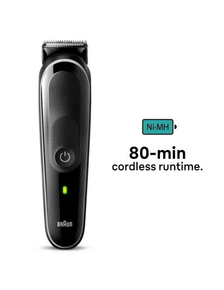 Braun MGK3440 cortadora de pelo y maquinilla Negro, Gris Níquel-metal hidruro (NiMH)