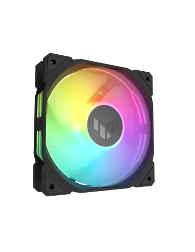 ASUS TUF Gaming TR120 ARGB Reverse Fan - Single Pack Carcasa del ordenador Ventilador 12 cm Negro