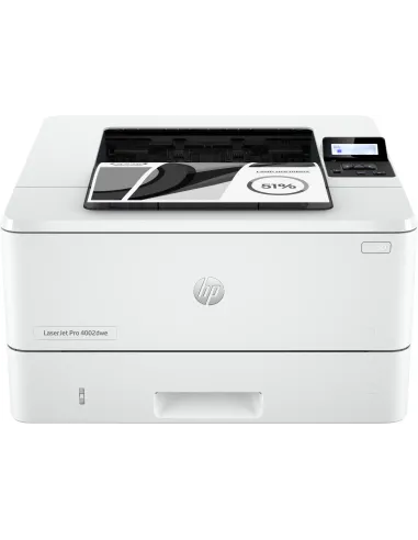 Impresora hp laser monocromo laserjet pro 4002dwe hp+ a4 -  40ppm -  red -  duplex -  wifi