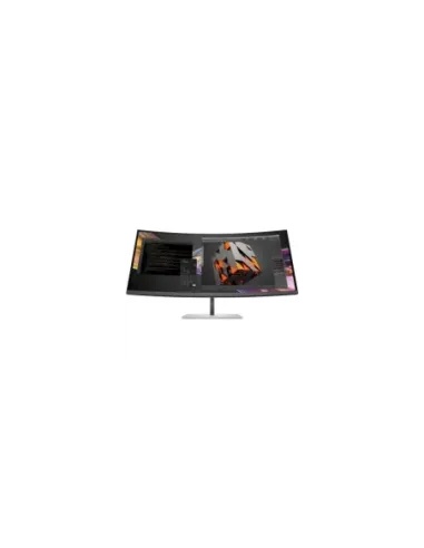 Monitor Profesional Ultraparonámico Curvo HP Pro serie 7 37.5"/ WQHD+/ Multimedia/ Regulable en Altura/ Plata