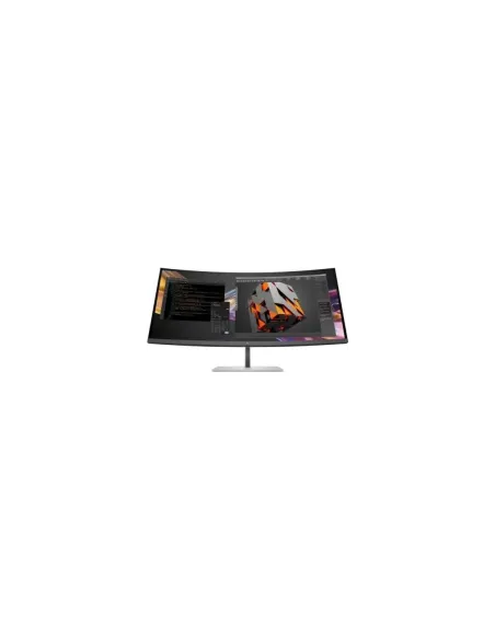 Monitor Profesional Ultraparonámico Curvo HP Pro serie 7 37.5"/ WQHD+/ Multimedia/ Regulable en Altura/ Plata