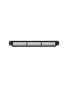 Phoenix patch panel vacio para rack de 24 puertos categoria 6 1u